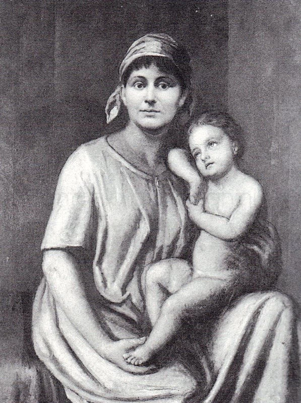 La Basgiotera - 1883, olio su tela cm. 100x76, coll. privata